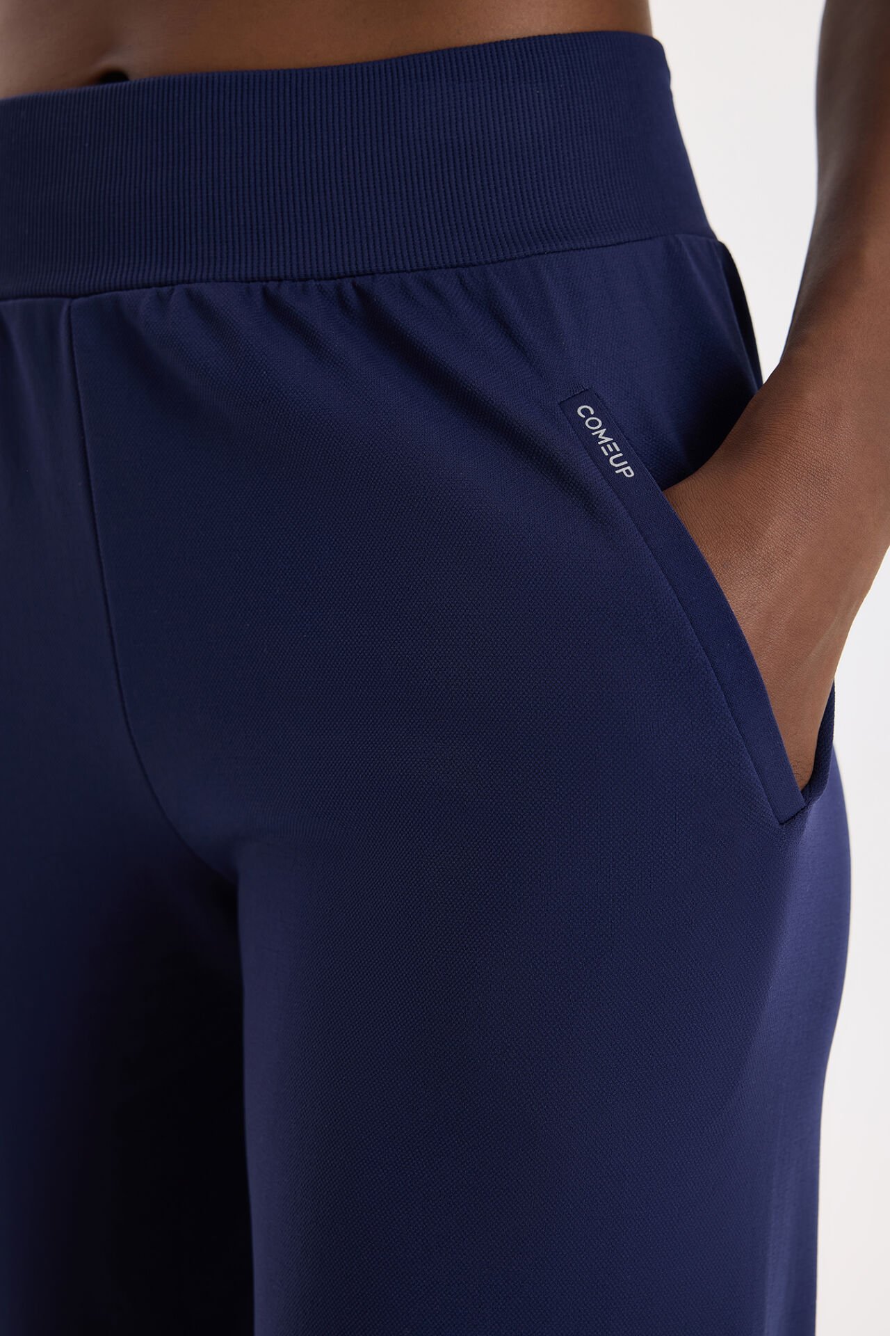 Cepli Dikişsiz Jogger Pantolon Oxford Blue