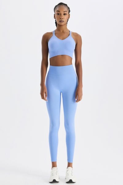 Toparlayıcı Tayt Mavi