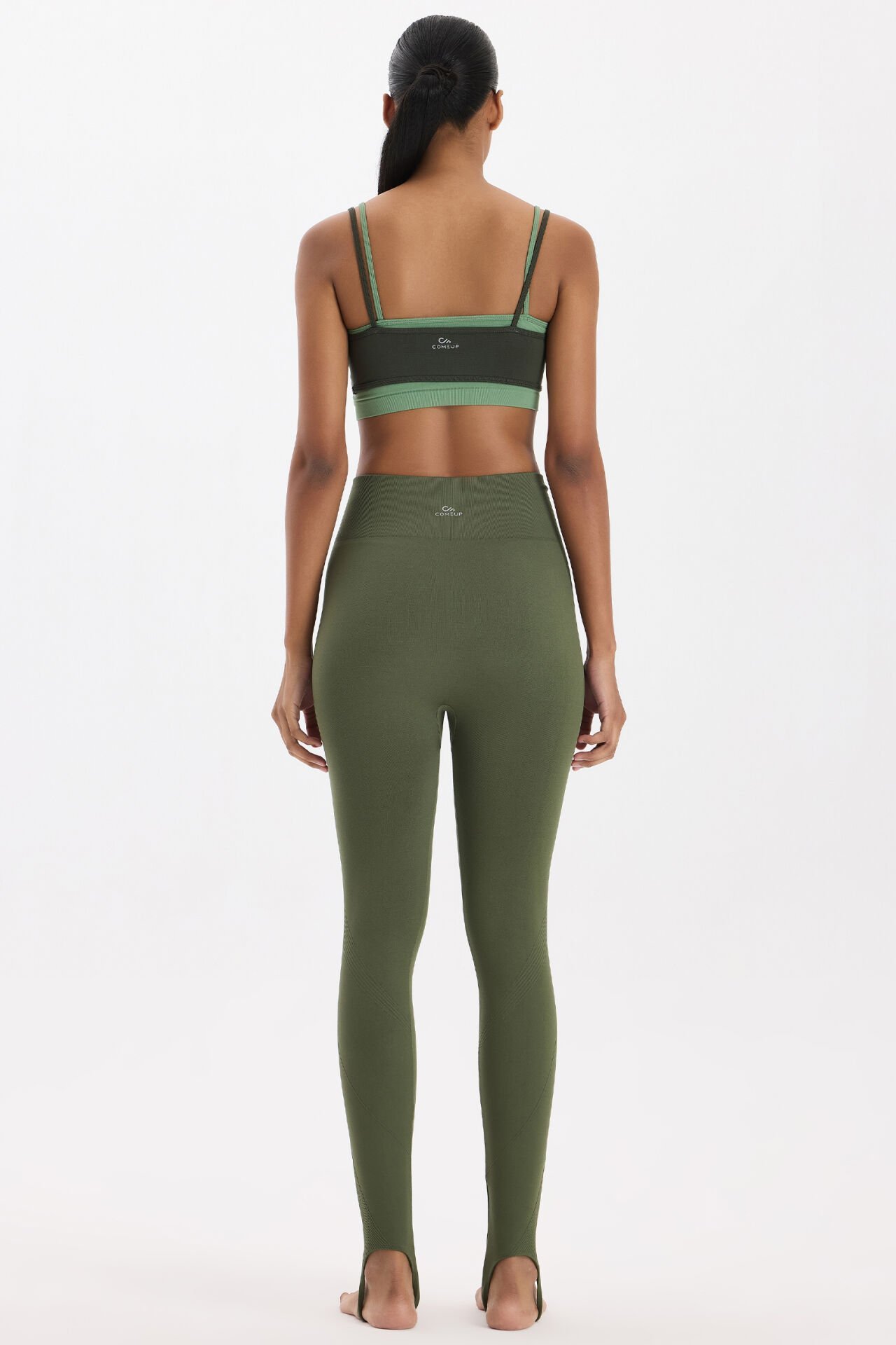 Füzo Toparlayıcı Tayt Koyu Yaprak Yeşili