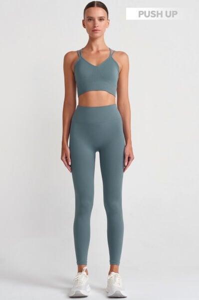 Push Up Tayt İkonik Mavi