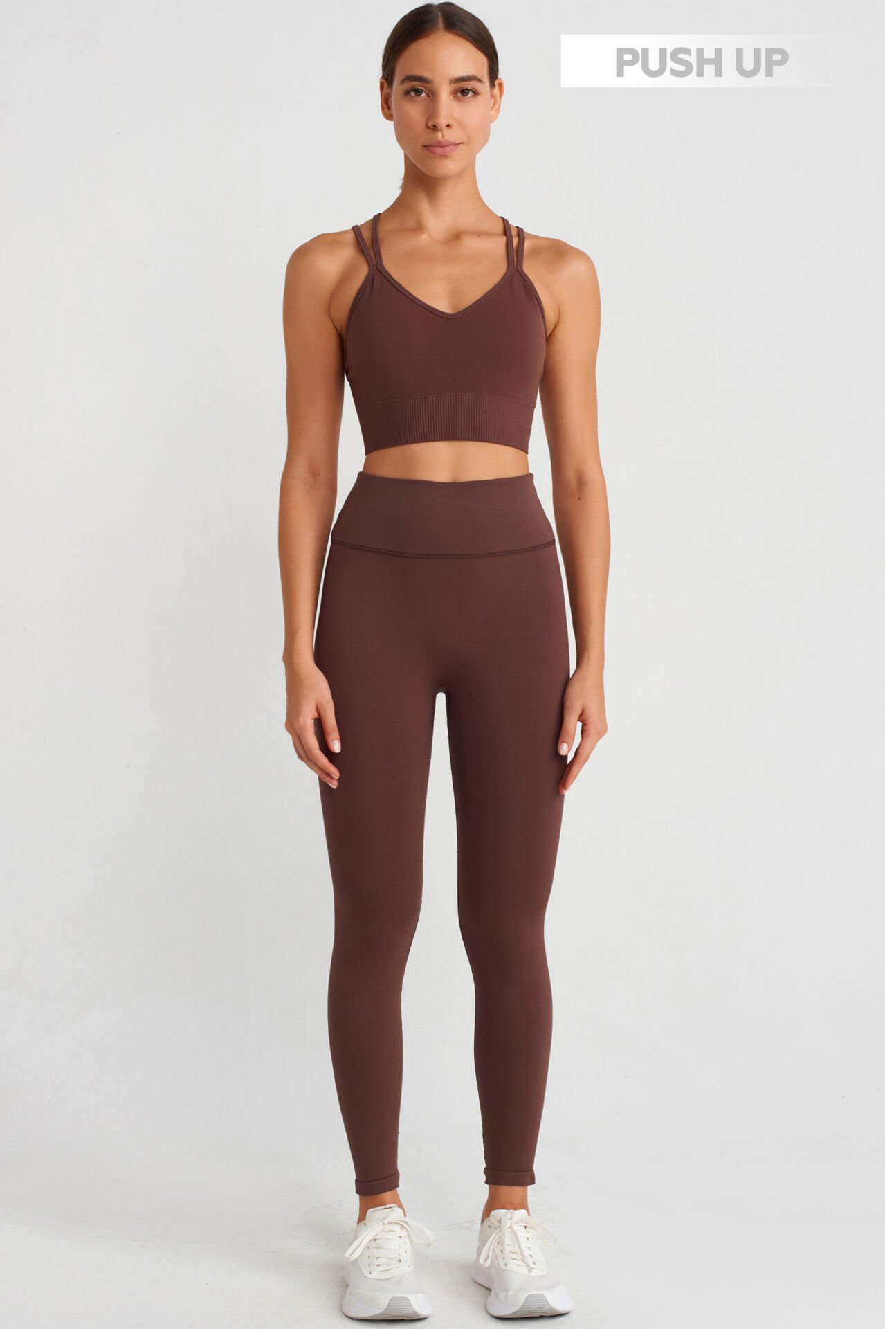 Push Up Tayt Kahverengi