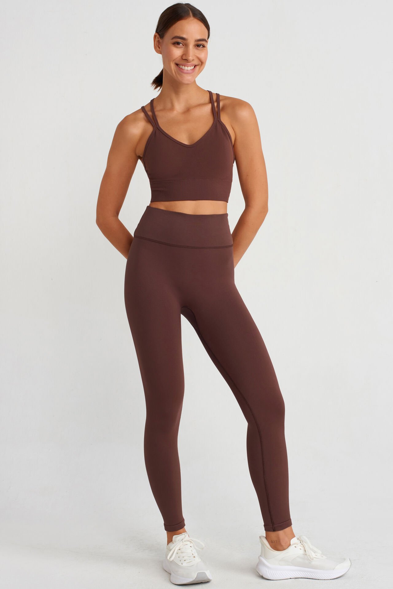 Push Up Tayt Kahverengi