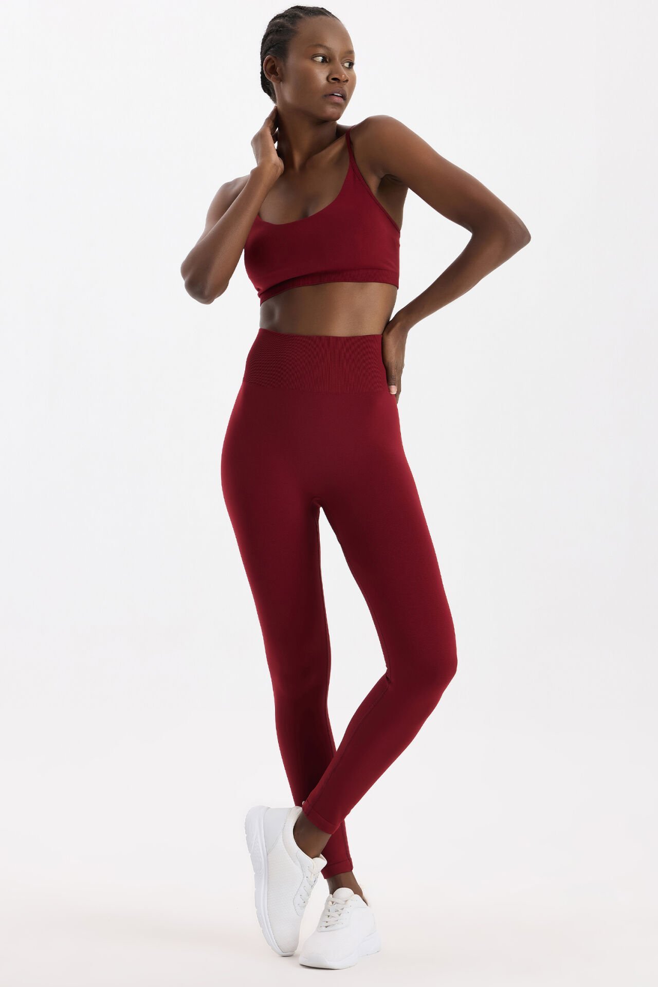 Toparlayıcı Tayt Scarlet Kırmızısı