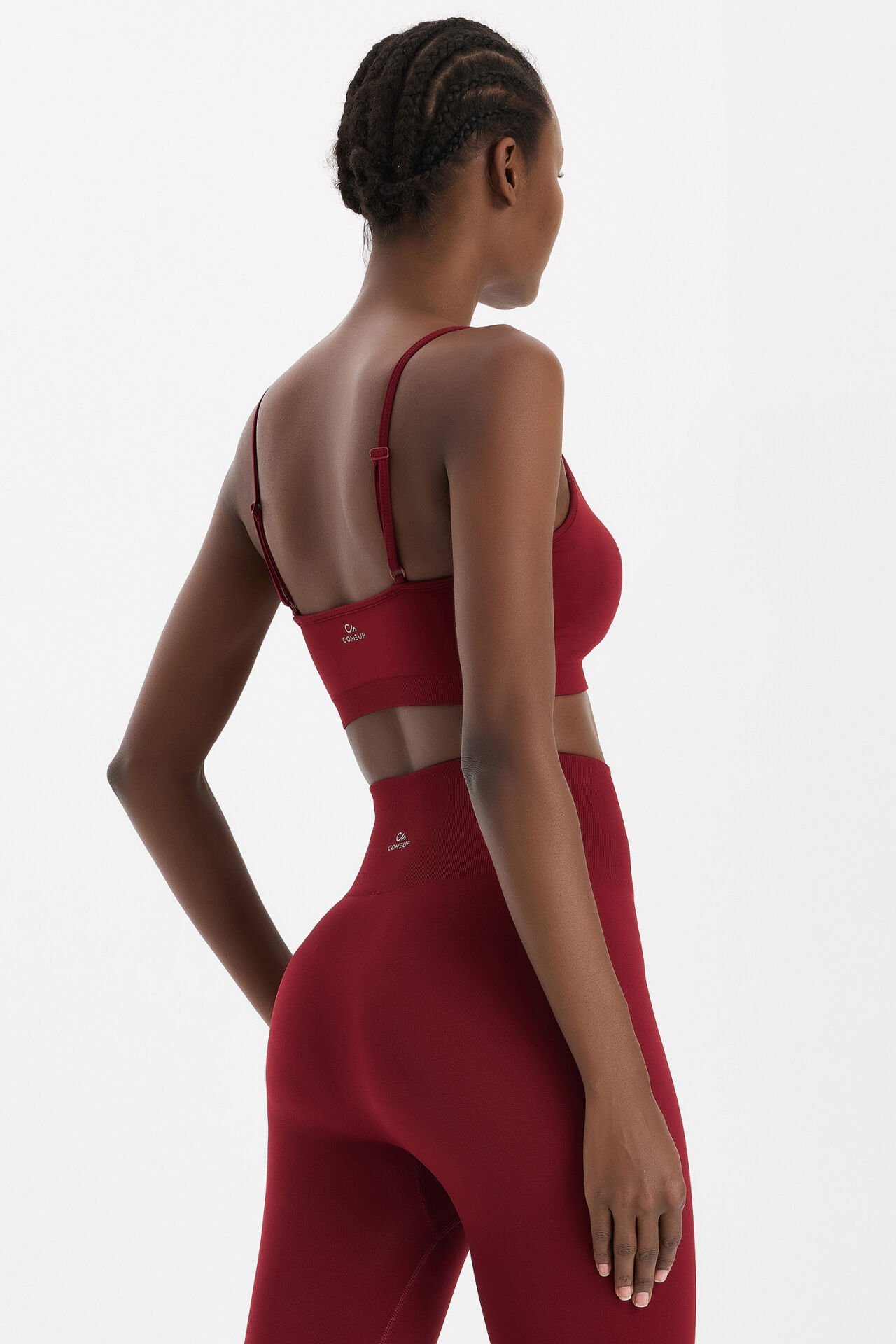 Ayar Askılı Pedli Sporcu Sütyeni Scarlet Kırmızısı