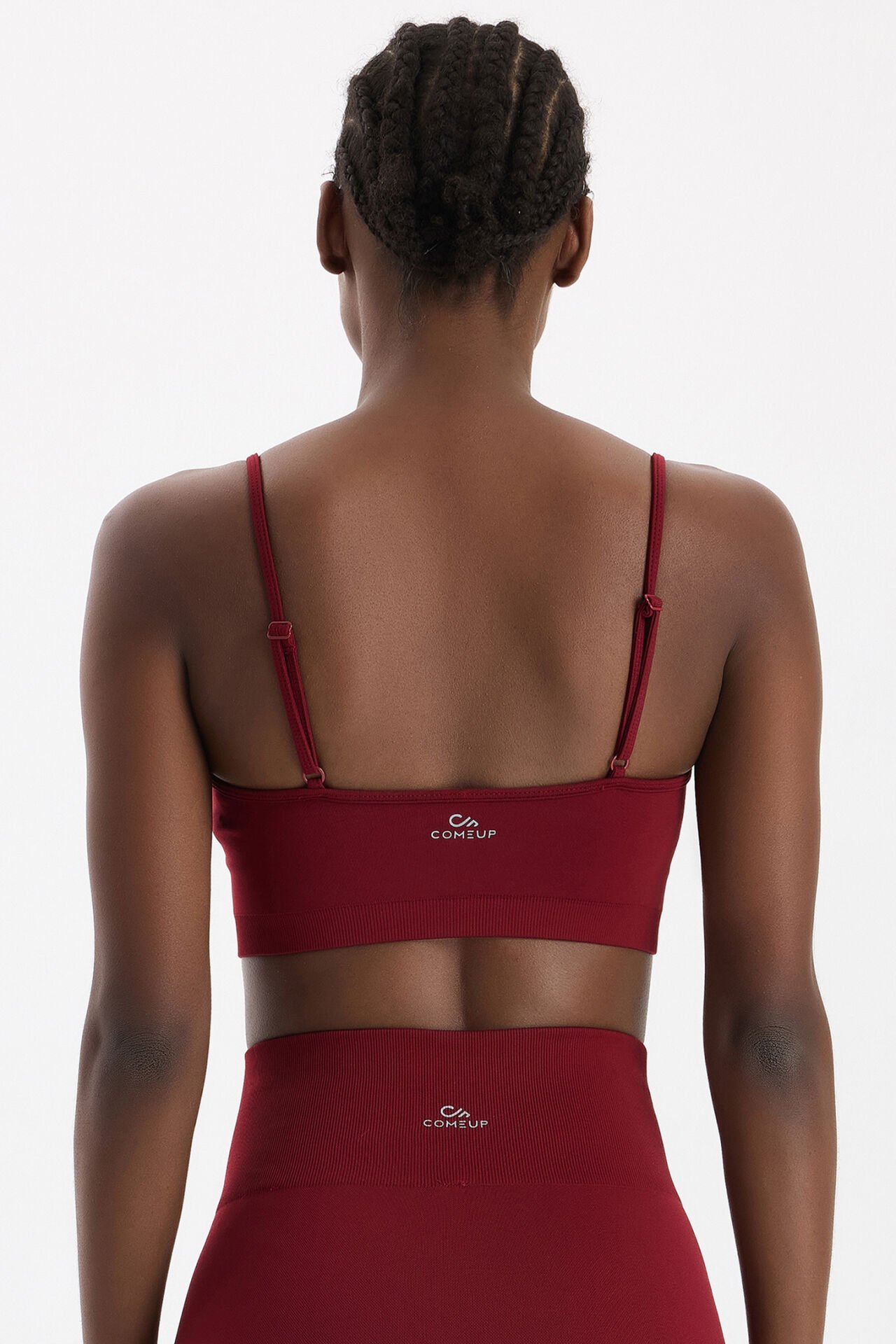 Ayar Askılı Pedli Sporcu Sütyeni Scarlet Kırmızısı