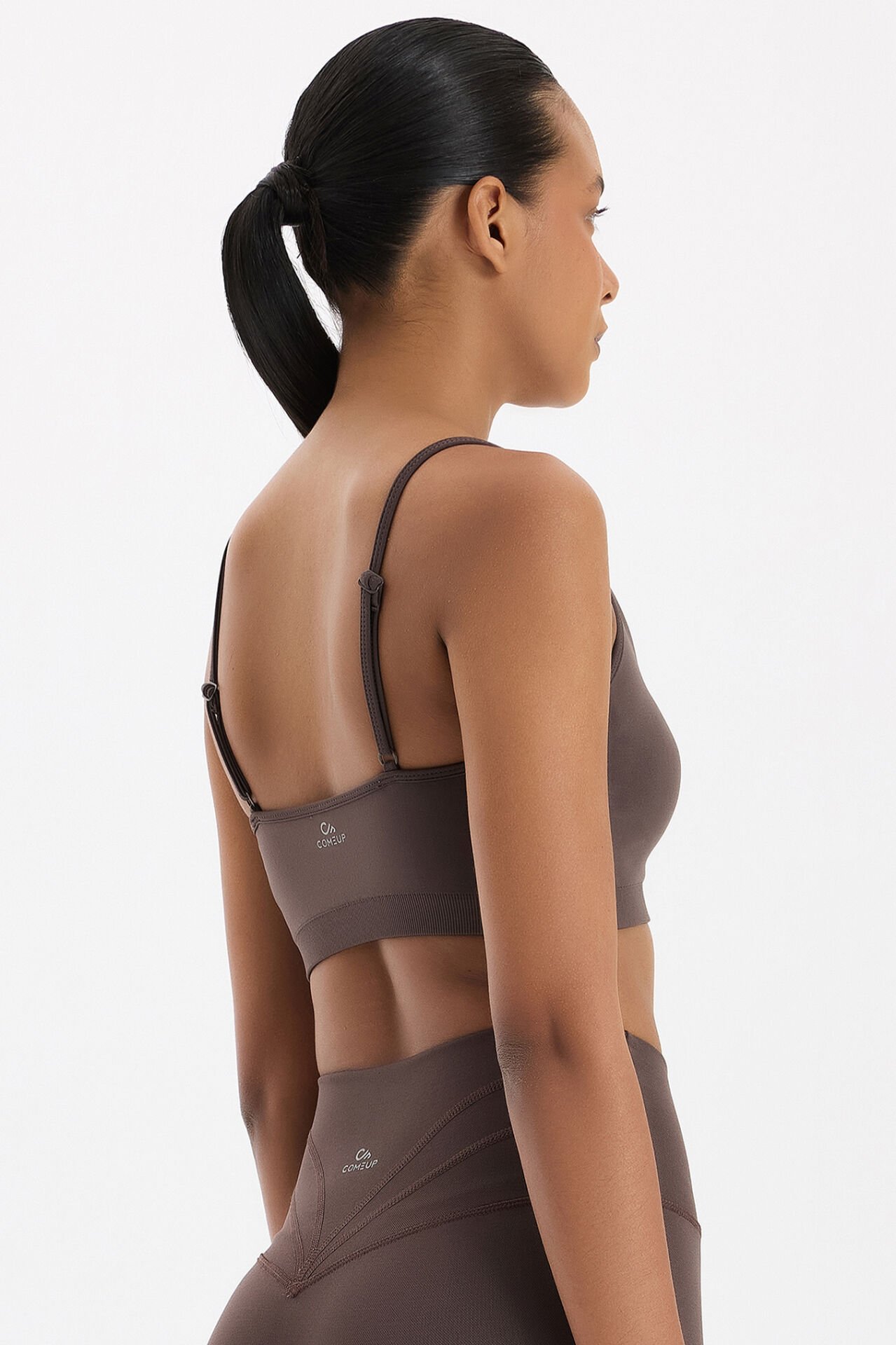 Ayar Askılı Pedli Sporcu Sütyeni Kakao Dansı