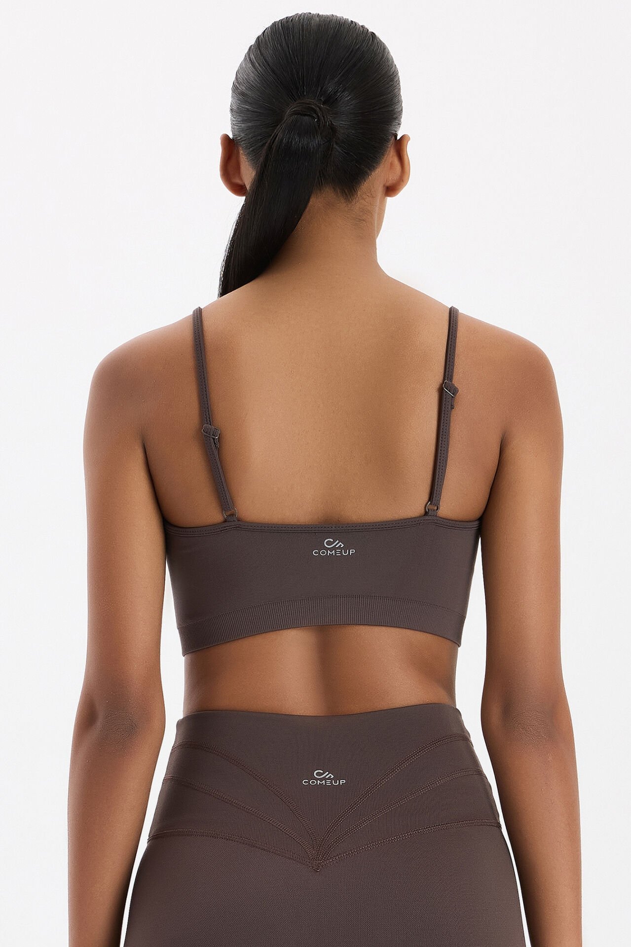 Ayar Askılı Pedli Sporcu Sütyeni Kakao Dansı