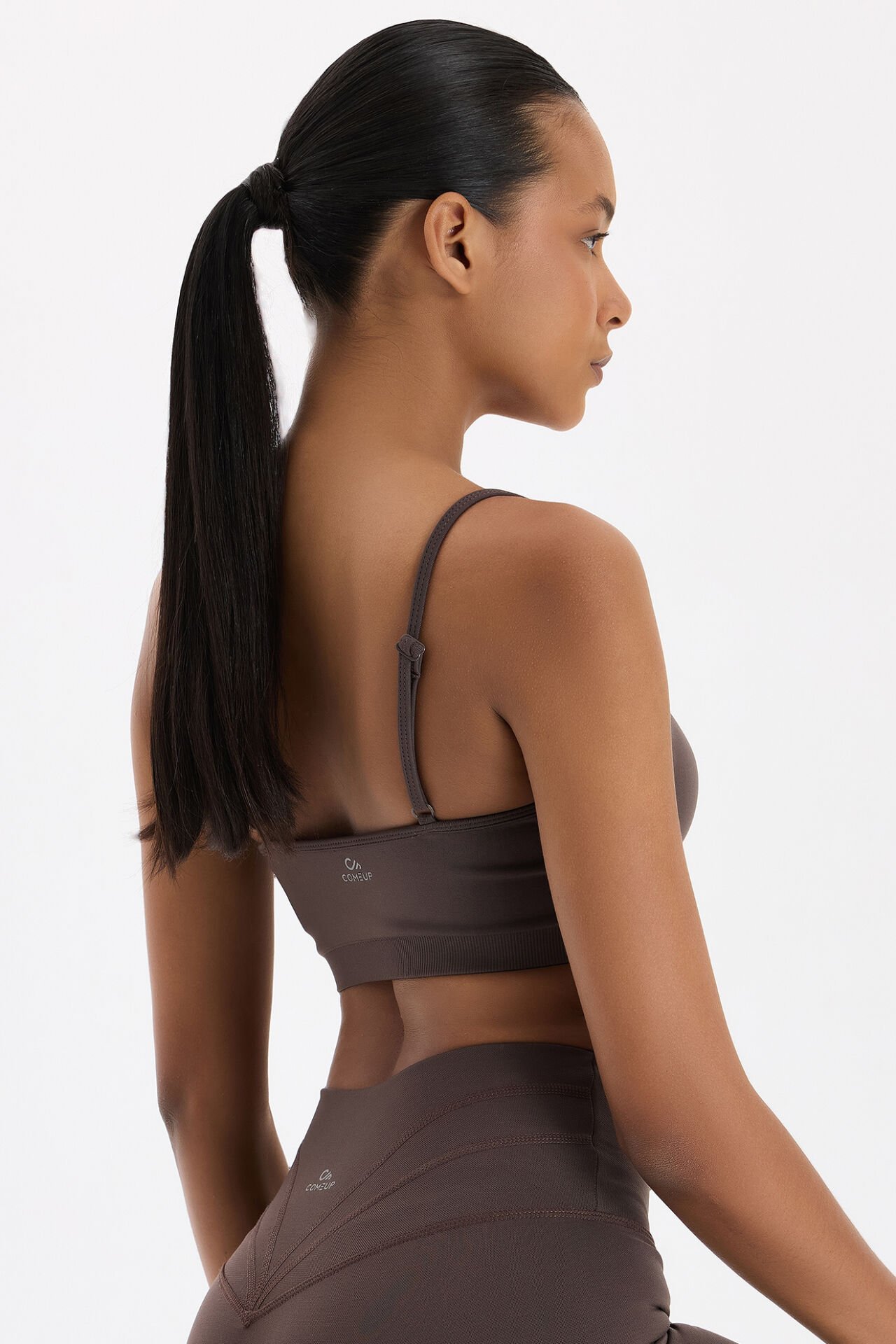 Ayar Askılı Pedli Sporcu Sütyeni Kakao Dansı