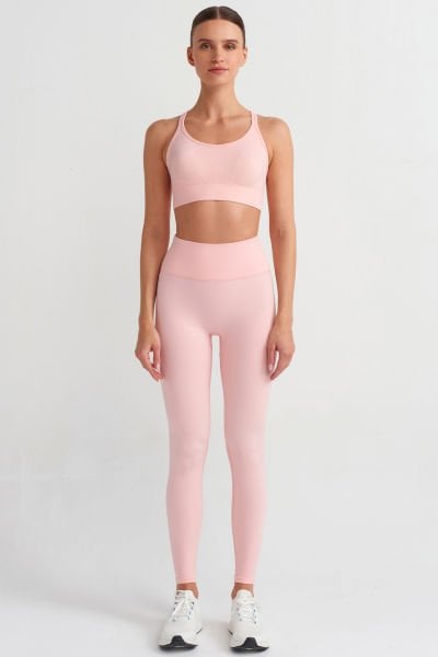 Push Up Tayt İngiliz Pembe