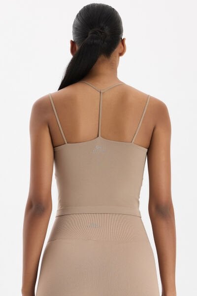 Çift İp Askılı Pedli Atlet Vizon