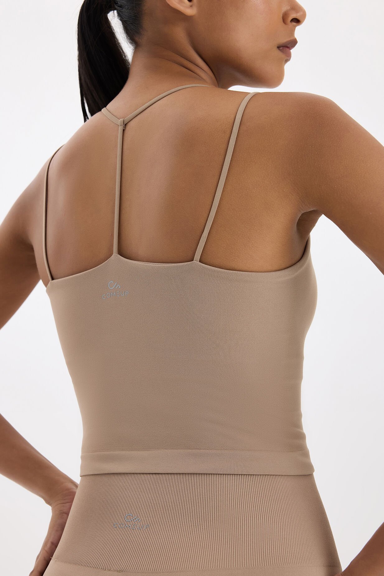 Çift İp Askılı Pedli Atlet Vizon