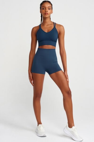 Toparlayıcı Şort Indigo