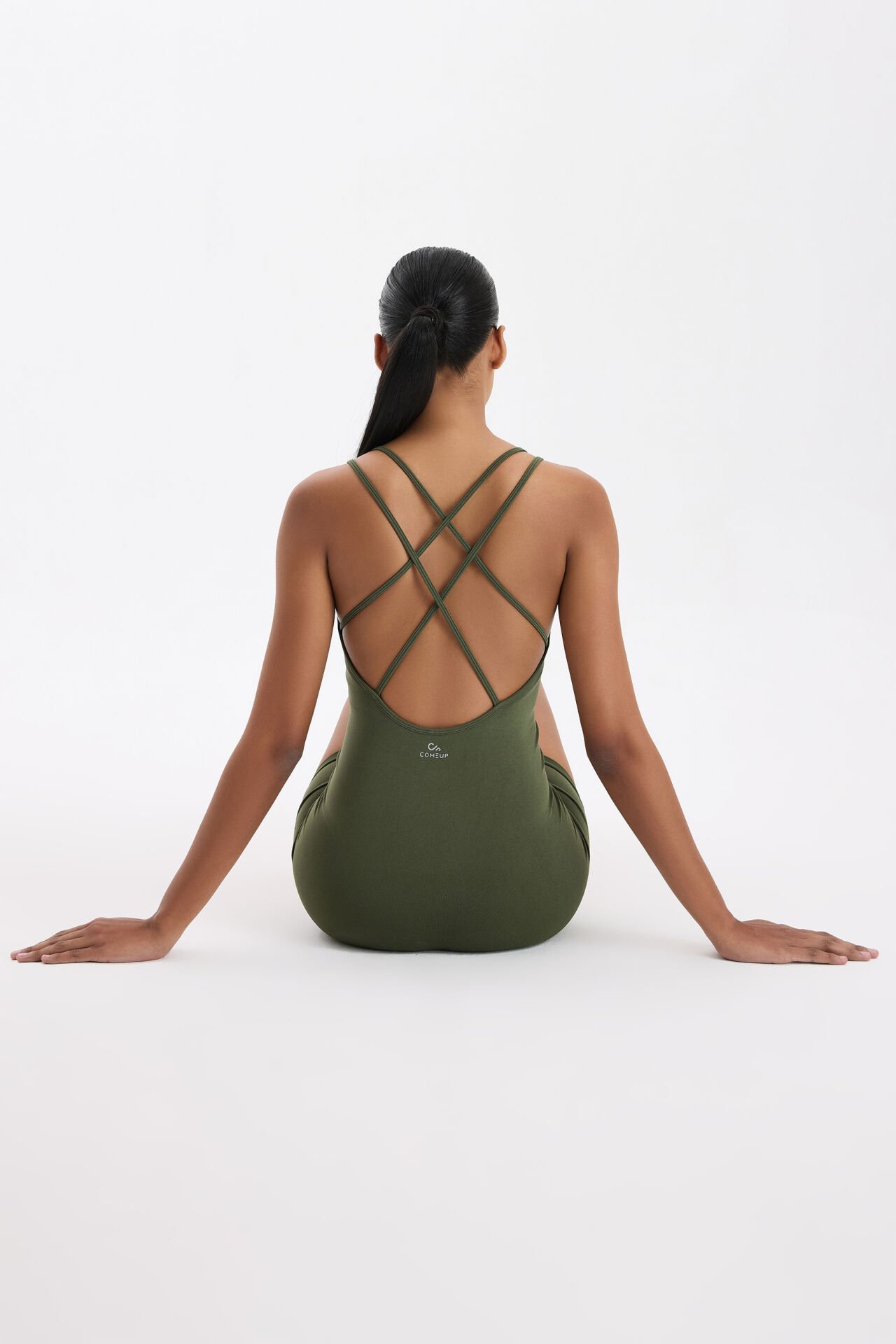 Şort Tulum Koyu Yaprak Yeşili