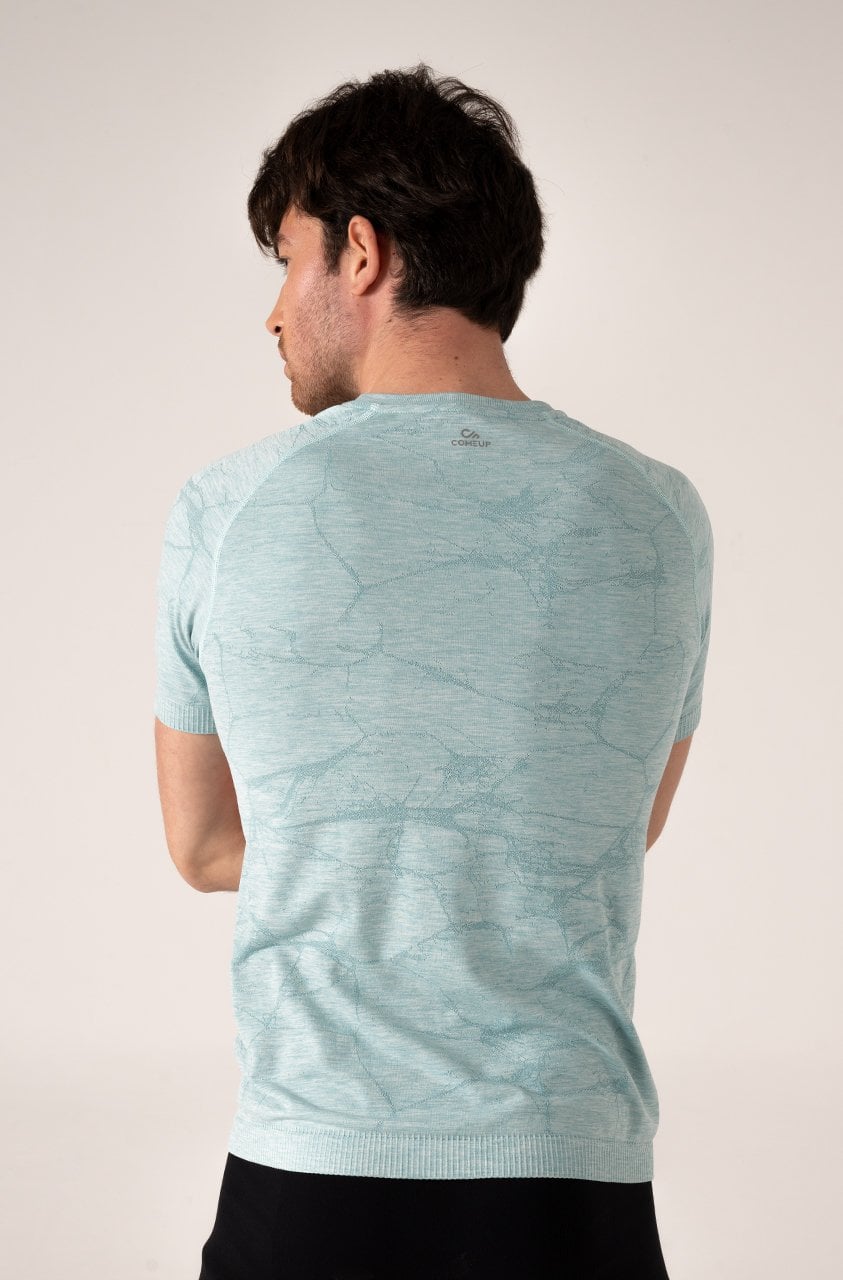 Erkek Spor Tişört Nil Yeşili