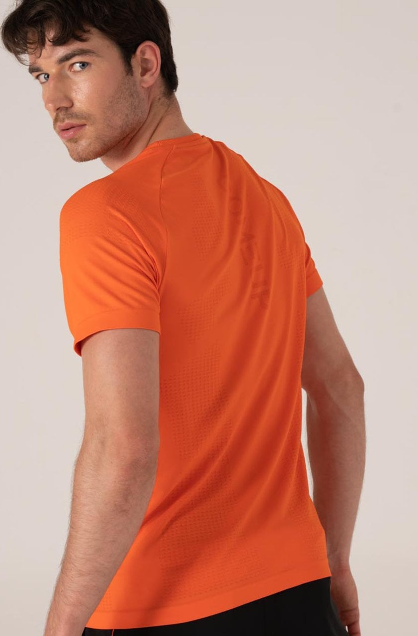Erkek Antrenman Tişörtü Turuncu