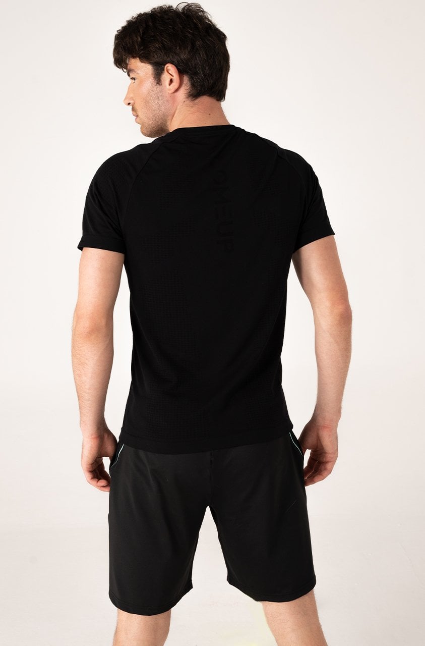 Erkek Antrenman Tişörtü Siyah