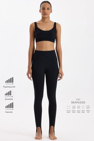 Füzo Toparlayıcı Tayt Siyah