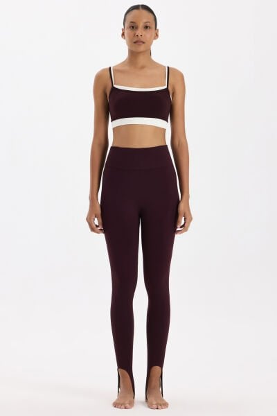 Füzo Toparlayıcı Tayt Burgundy