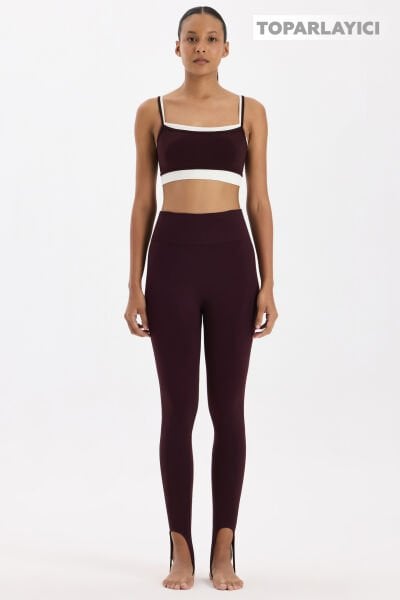 Füzo Toparlayıcı Tayt Burgundy