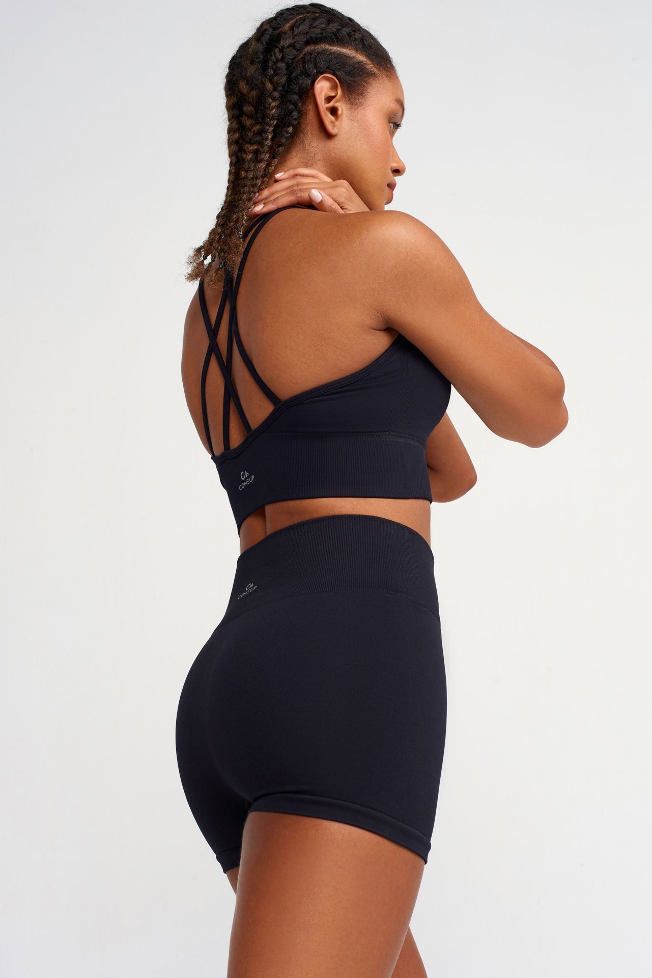 Toparlayıcı Şort Siyah