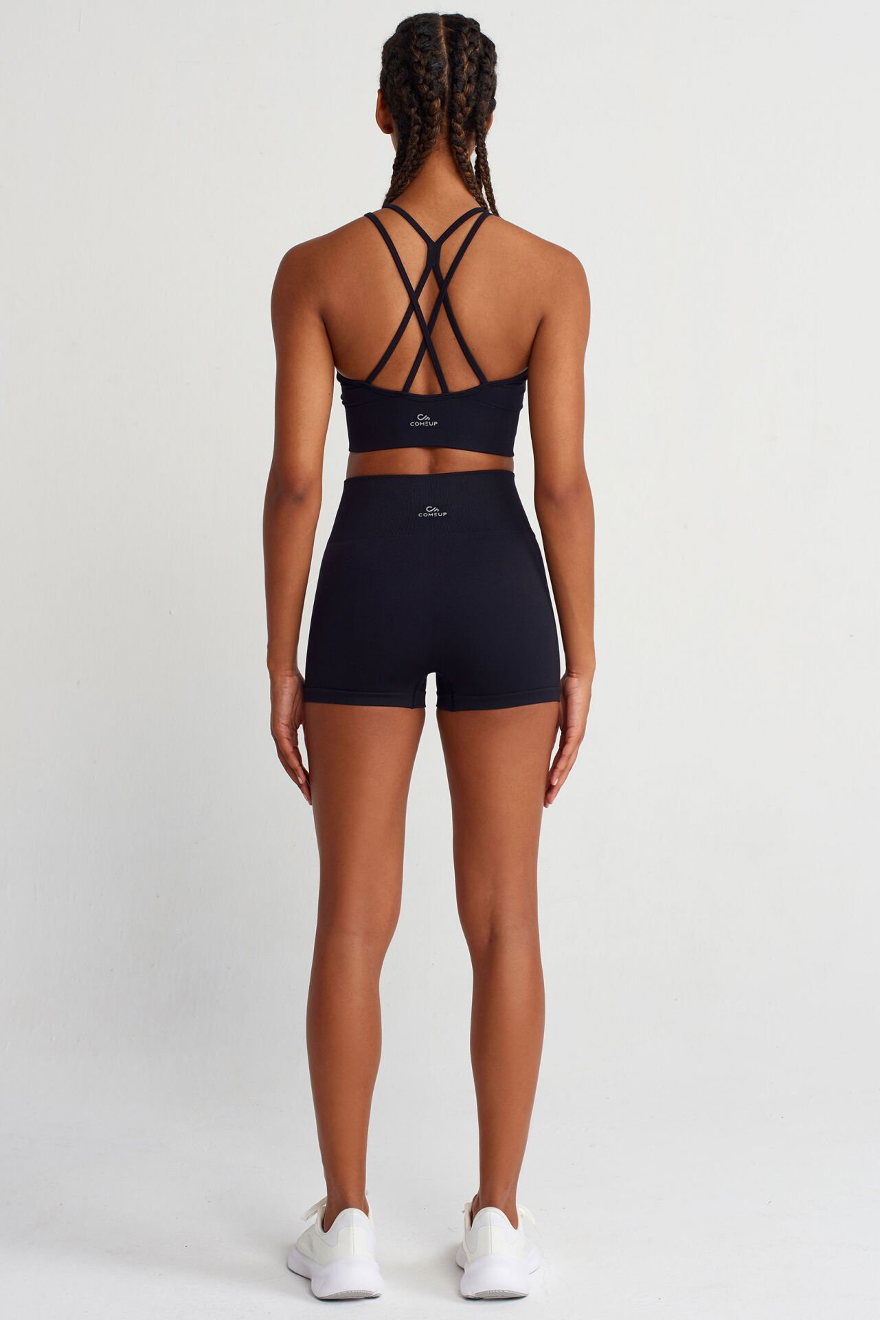 Toparlayıcı Şort Siyah