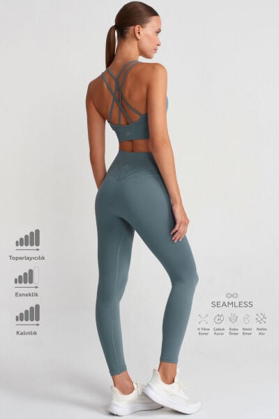 Push Up Tayt İkonik Mavi