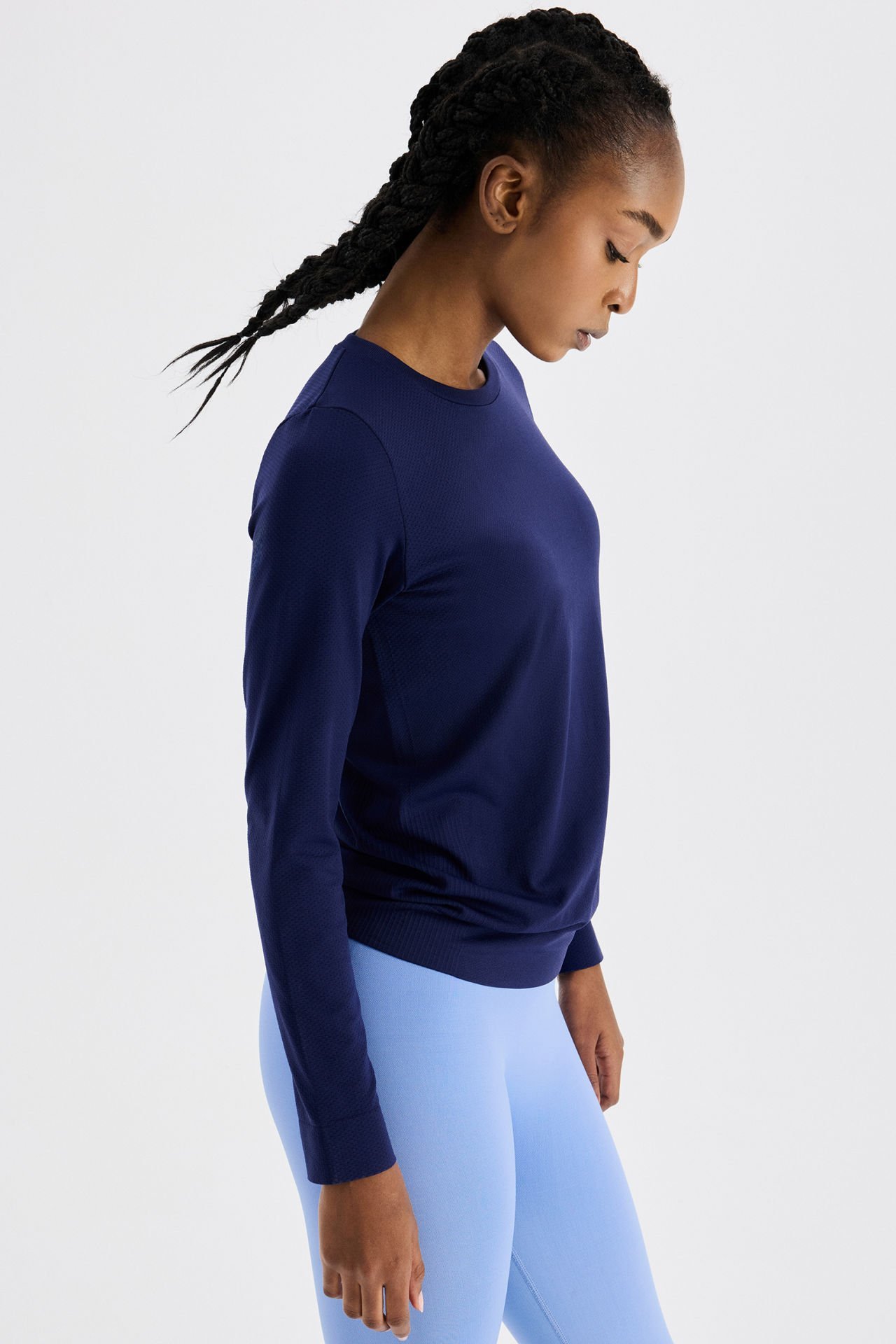 Hafif Spor Üst Oxford Blue