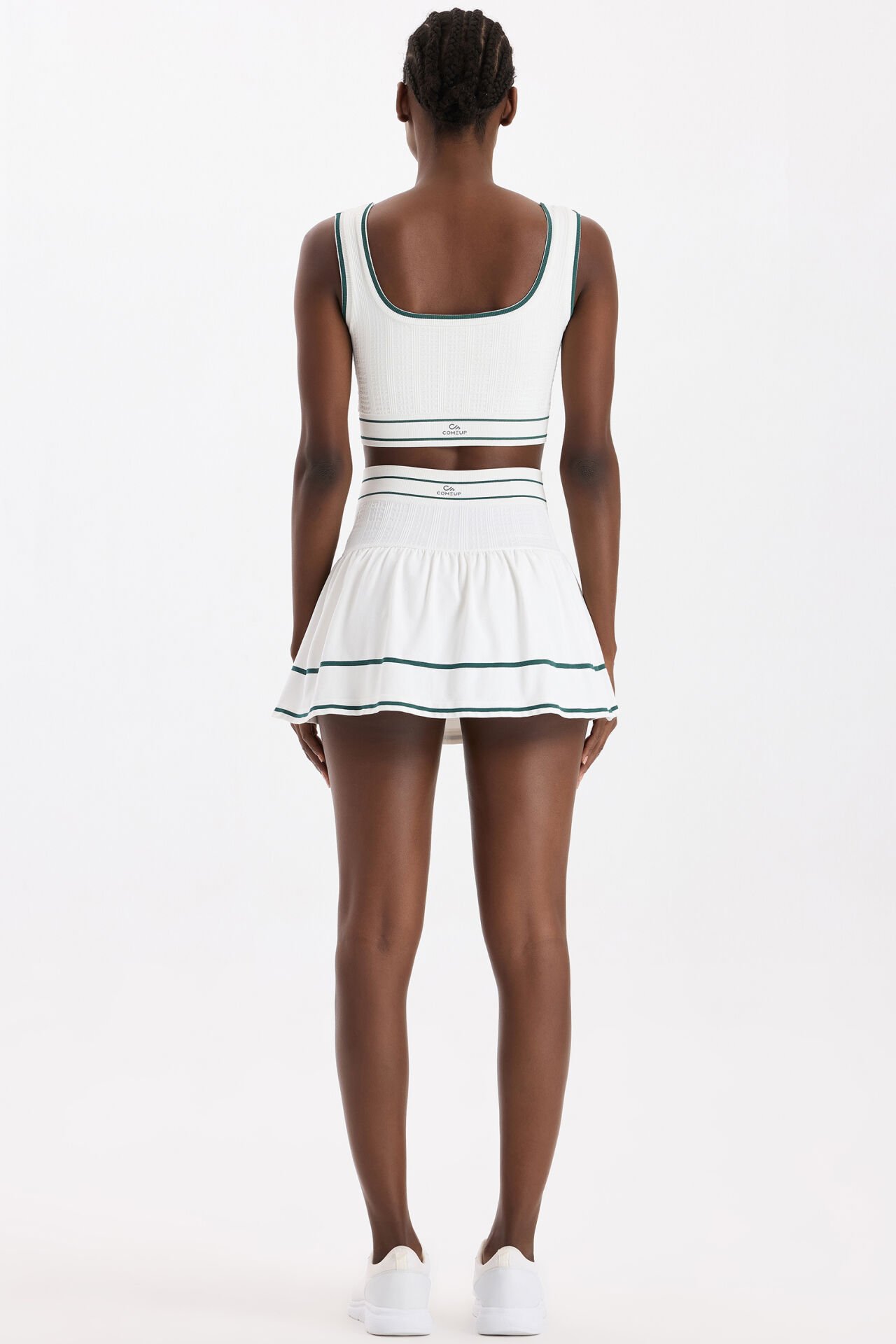 Şortlu Tenis Eteği Kırık Beyaz