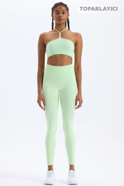 Toparlayıcı Tayt Buz Yeşili