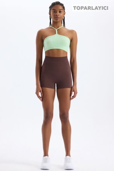 Toparlayıcı Şort Kakao Kahve