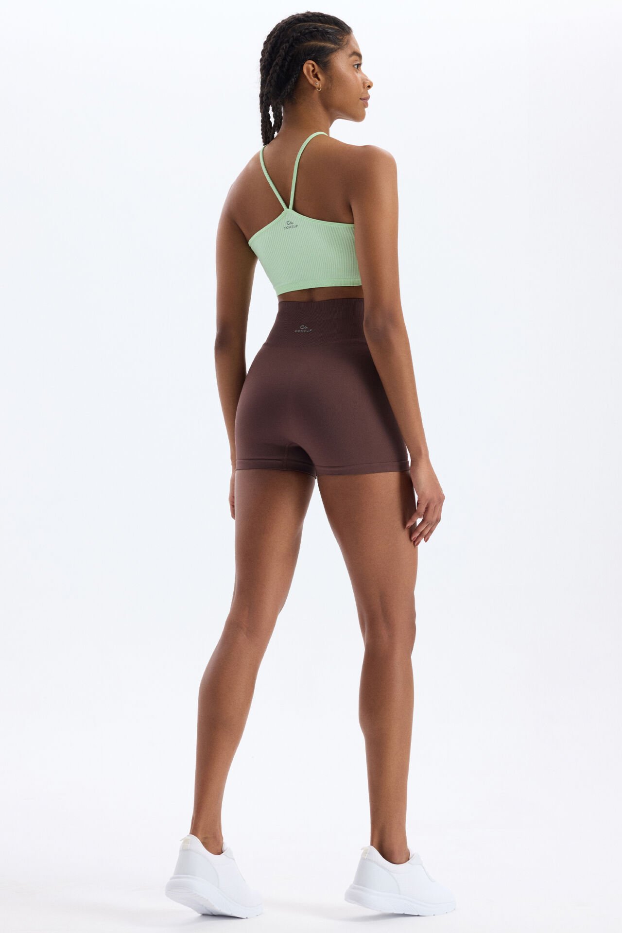 Toparlayıcı Şort Kakao Kahve