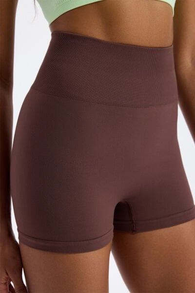 Toparlayıcı Şort Kakao Kahve