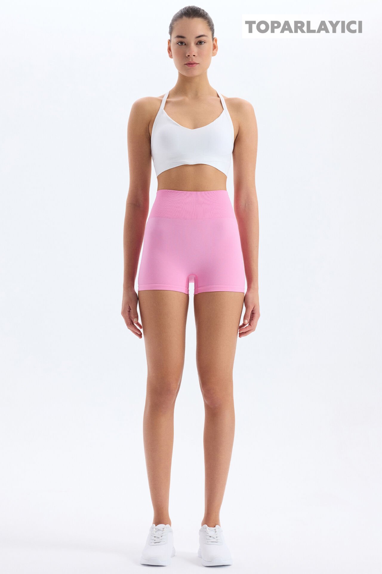 Toparlayıcı Şort Sıcak Pembe