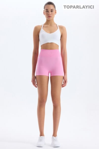 Toparlayıcı Şort Sıcak Pembe