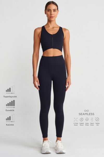 Basic Spor Hafif Tayt Siyah