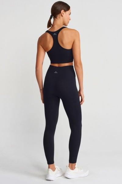 Basic Spor Hafif Tayt Siyah
