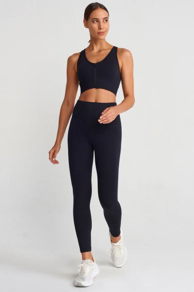 Basic Spor Hafif Tayt Siyah