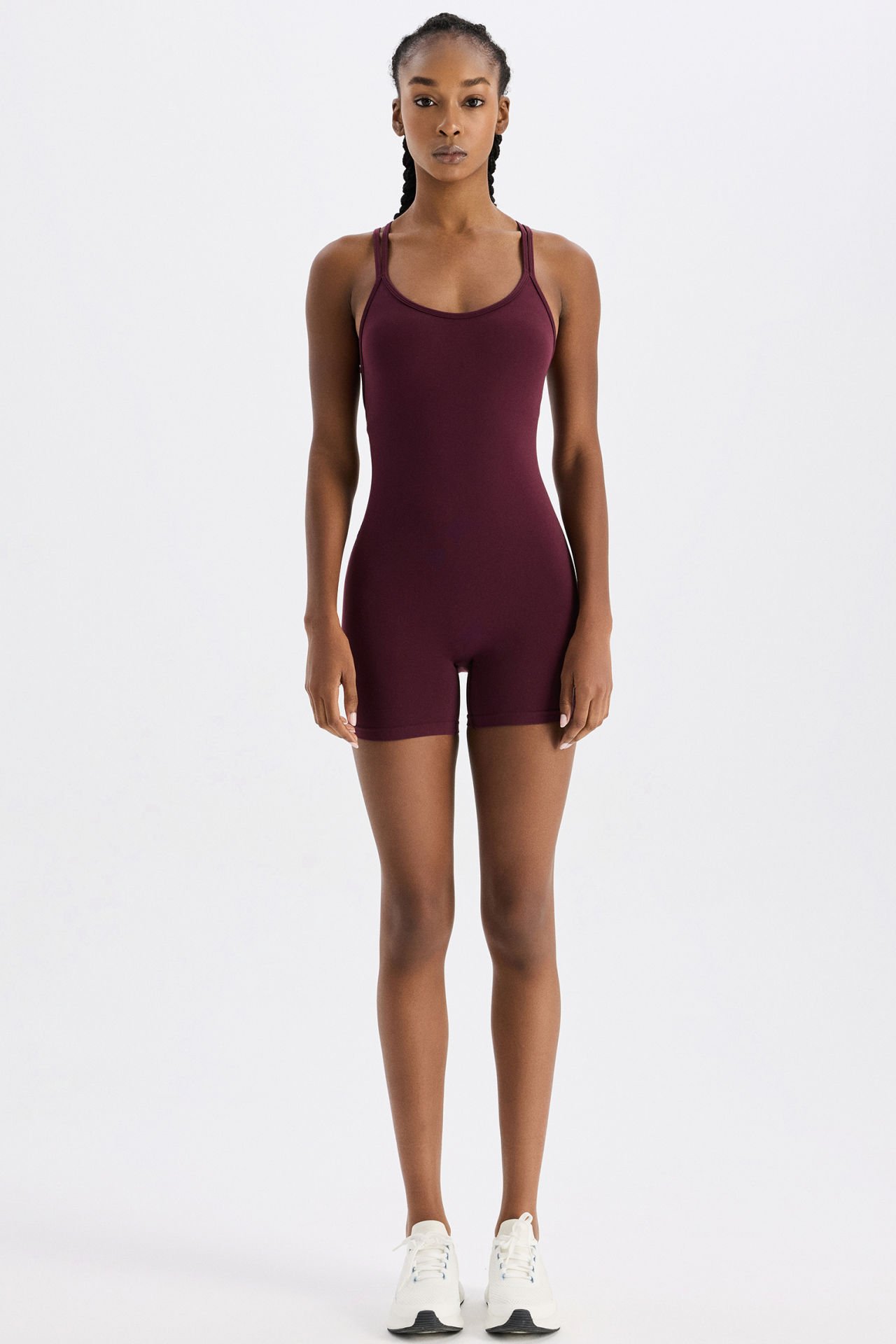 Şort Tulum Mürdüm