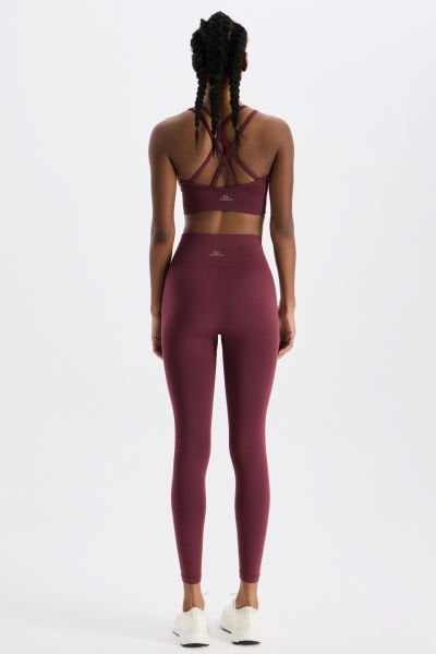 Toparlayıcı Tayt Mürdüm