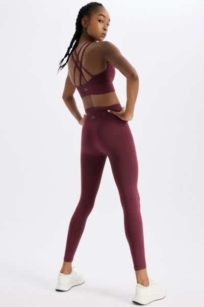 Toparlayıcı Tayt Mürdüm