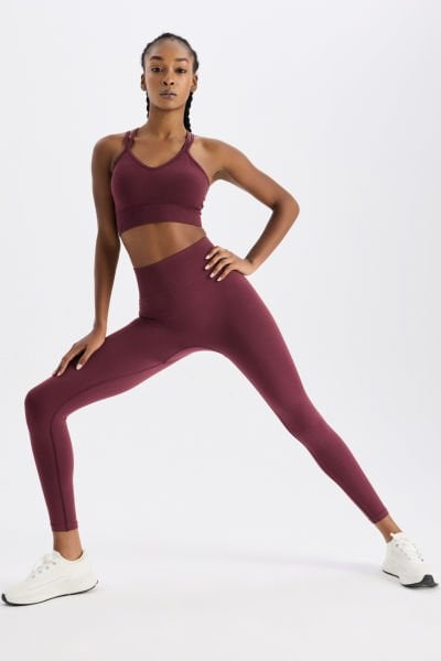 Toparlayıcı Tayt Mürdüm