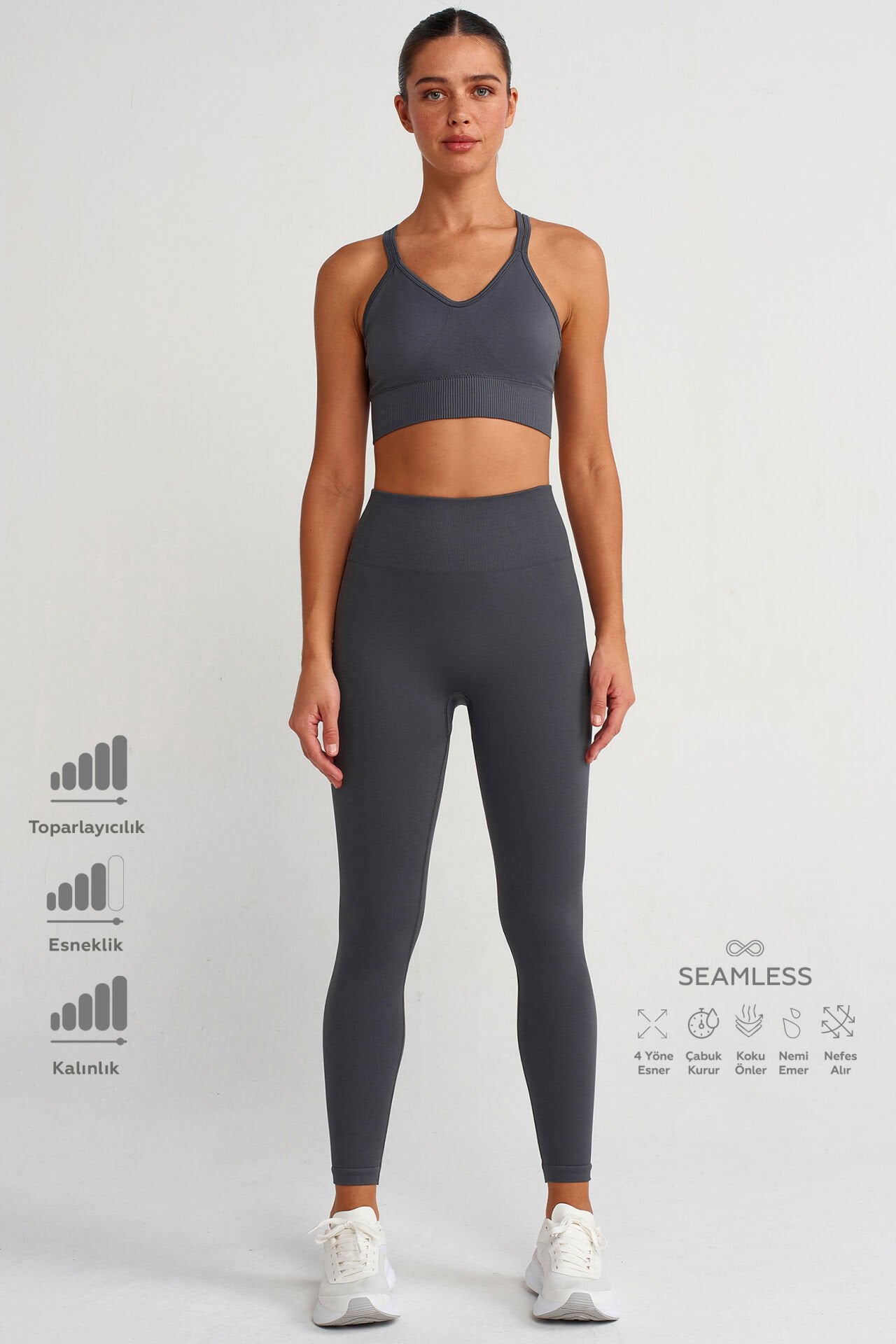 Toparlayıcı Tayt Antrasit