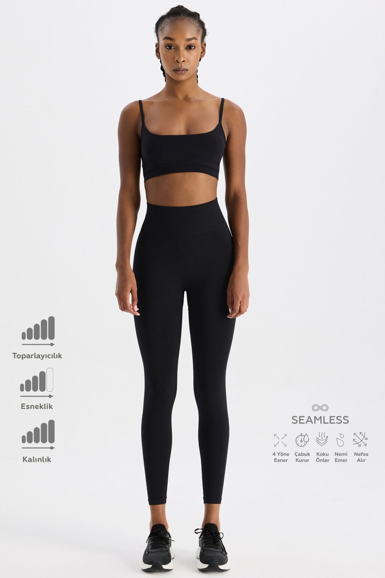 Toparlayıcı Tayt Siyah