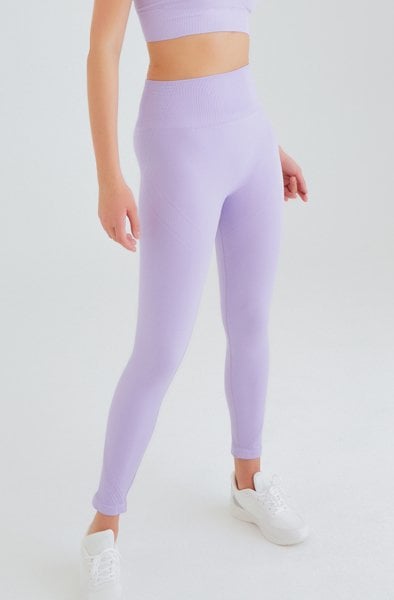 Dikişsiz Toparlayıcı Tayt Lila