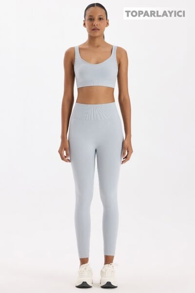 Toparlayıcı Tayt Buz Gri
