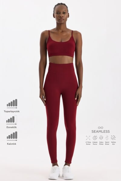 Toparlayıcı Tayt Scarlet Kırmızısı