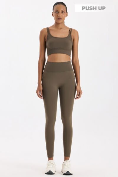 Push Up Tayt Küllü Haki