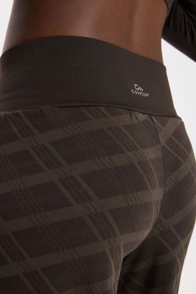 Ekose Pantolon Kahve