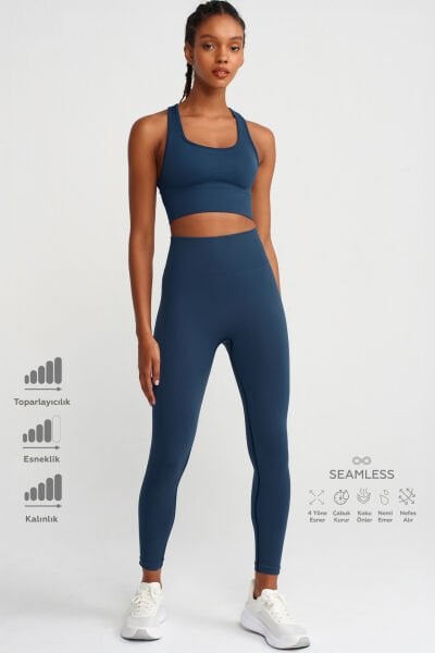 Toparlayıcı Tayt Indigo