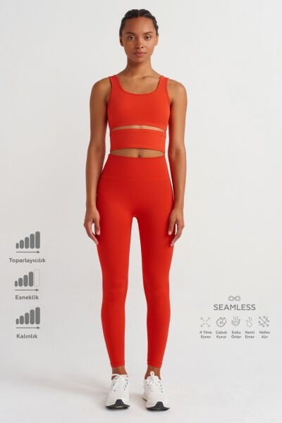 Push Up Tayt Ateş Kırmızı